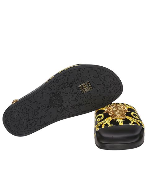 versace medusa sliders|Versace Medusa head sneakers.